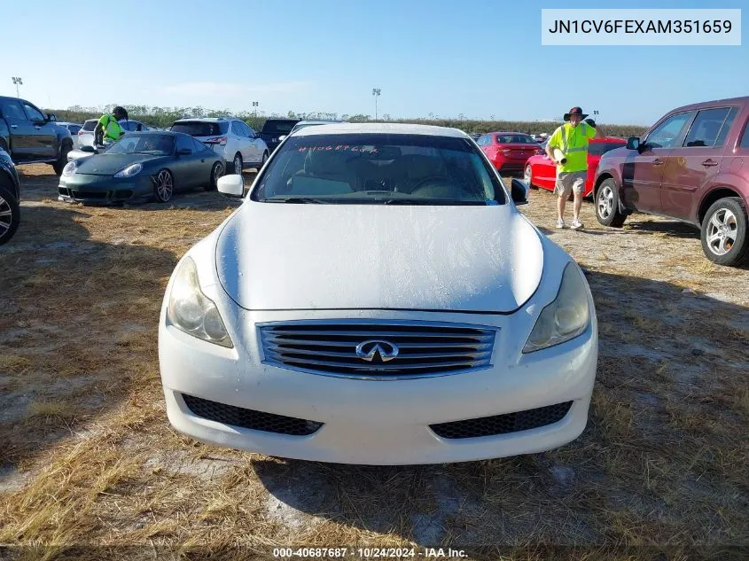 2010 Infiniti G37 VIN: JN1CV6FEXAM351659 Lot: 40687687