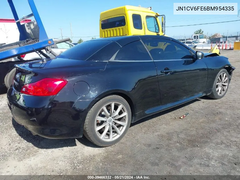 2011 Infiniti G37 VIN: JN1CV6FE6BM954335 Lot: 39466332