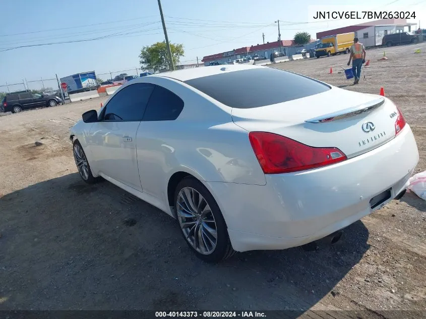 JN1CV6EL7BM263024 2011 Infiniti G37X