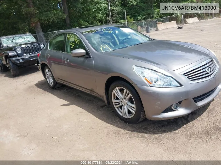 JN1CV6AR7BM413000 2011 Infiniti G37X