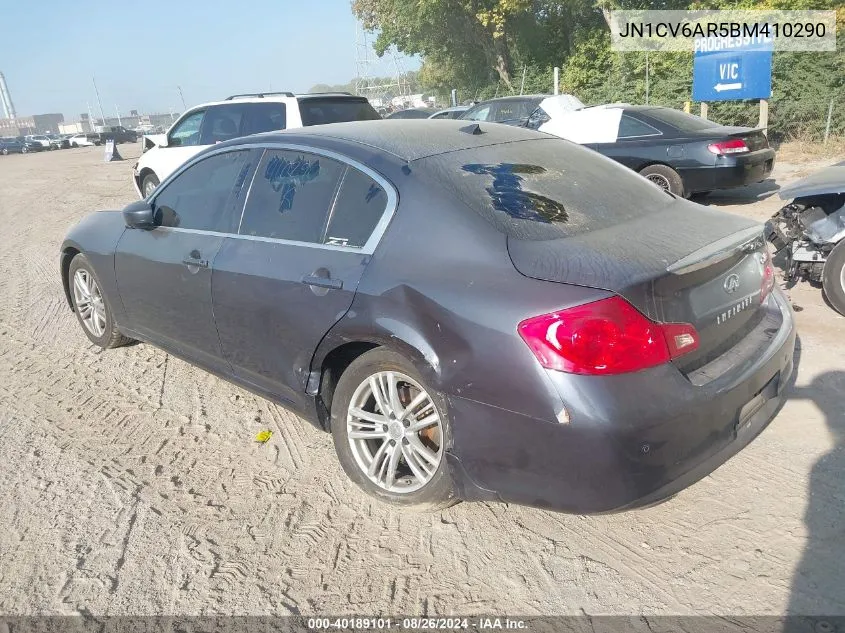 JN1CV6AR5BM410290 2011 Infiniti G37X