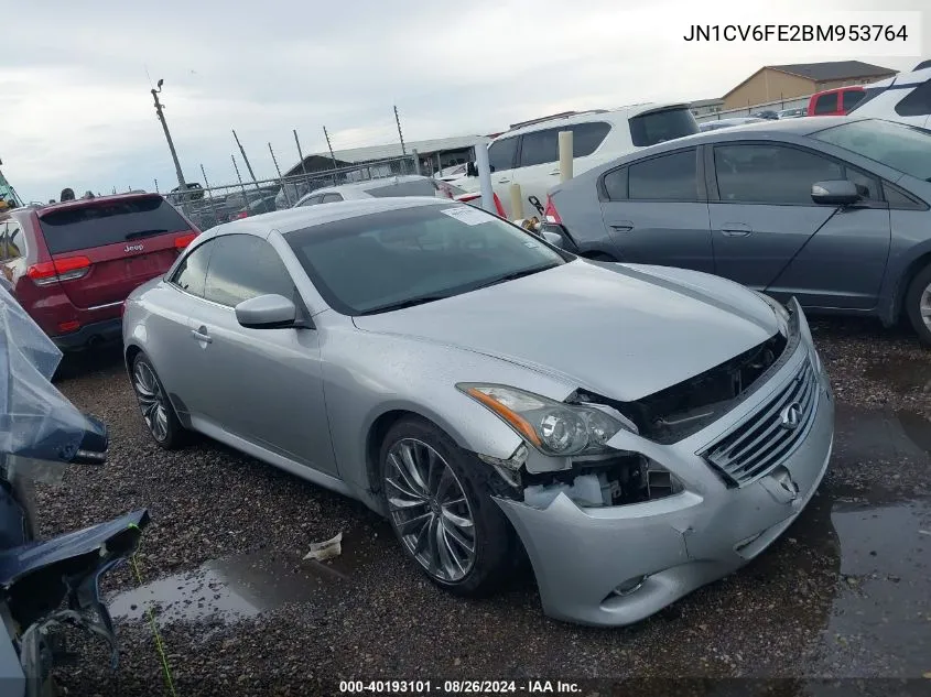 2011 Infiniti G37 VIN: JN1CV6FE2BM953764 Lot: 40193101