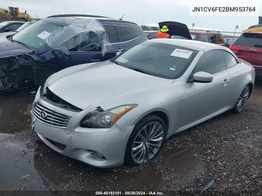 2011 Infiniti G37 VIN: JN1CV6FE2BM953764 Lot: 40193101