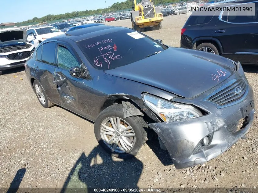 JN1CV6ARXBM401990 2011 Infiniti G37X