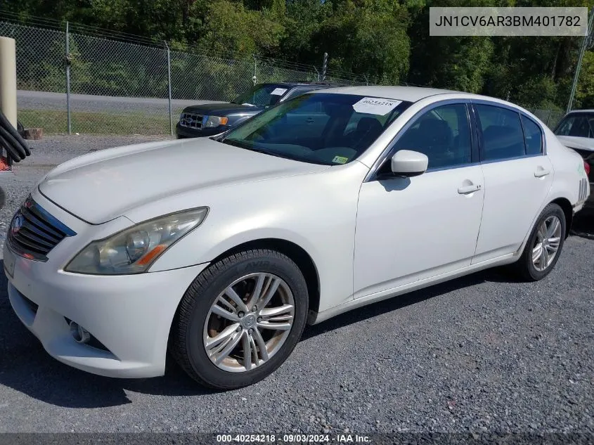 JN1CV6AR3BM401782 2011 Infiniti G37X