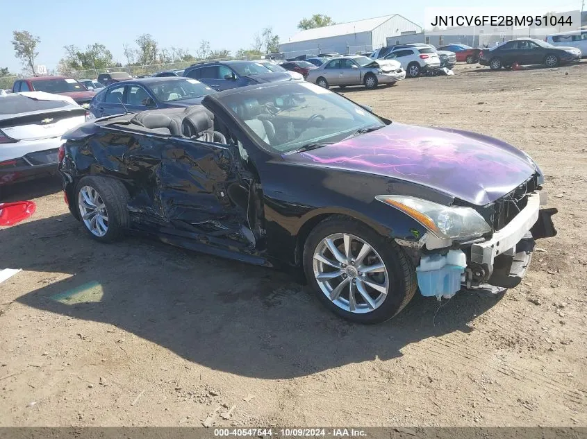 2011 Infiniti G37 VIN: JN1CV6FE2BM951044 Lot: 40547544