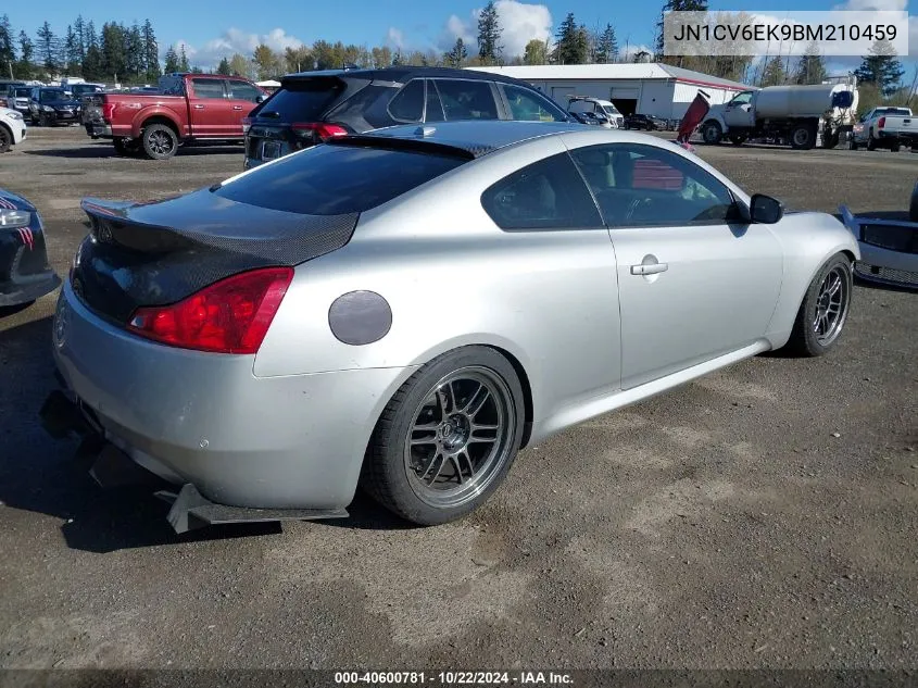 2011 Infiniti G37 Journey VIN: JN1CV6EK9BM210459 Lot: 40600781