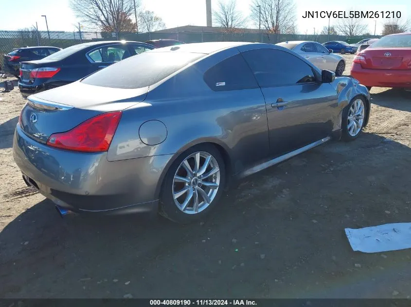 JN1CV6EL5BM261210 2011 Infiniti G37X