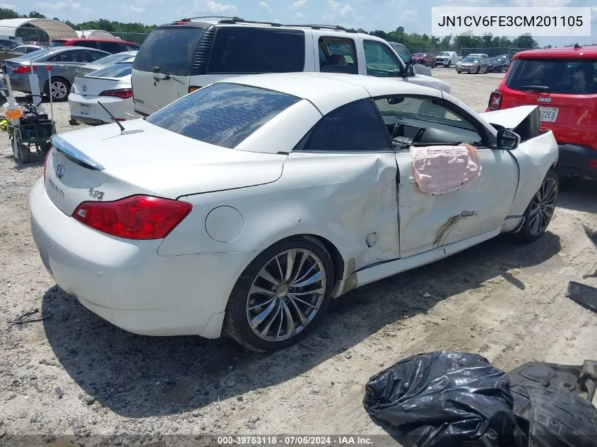 2012 Infiniti G37 VIN: JN1CV6FE3CM201105 Lot: 39753118