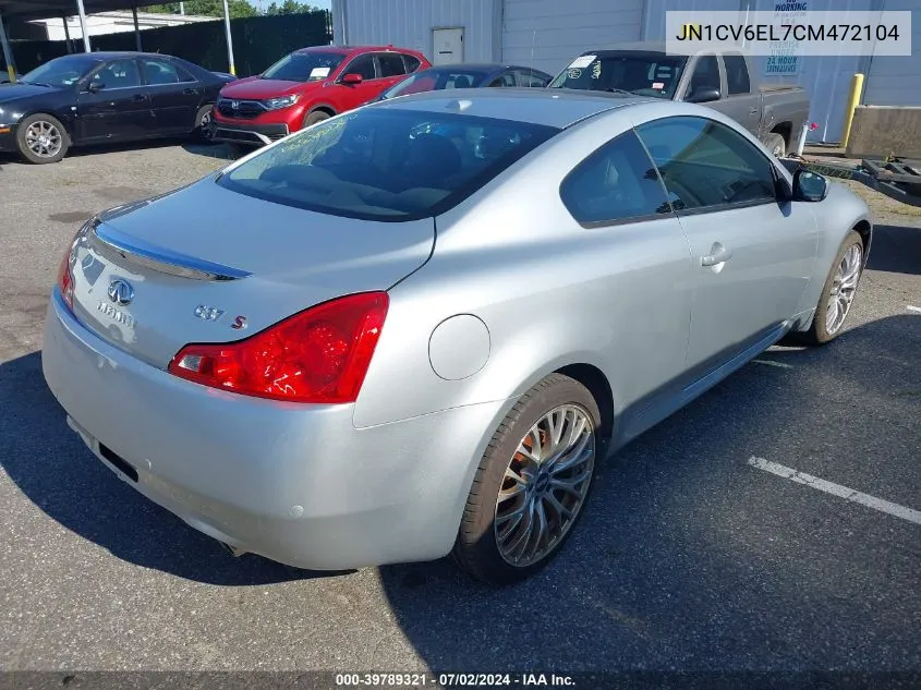 JN1CV6EL7CM472104 2012 Infiniti G37X