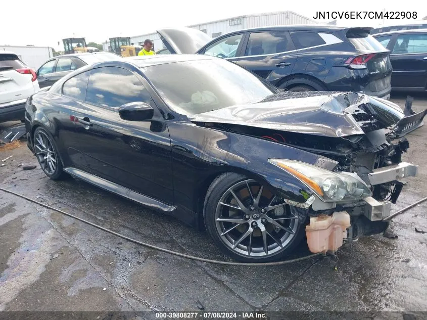 2012 Infiniti G37 Ipl VIN: JN1CV6EK7CM422908 Lot: 39808277