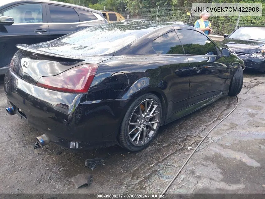 2012 Infiniti G37 Ipl VIN: JN1CV6EK7CM422908 Lot: 39808277