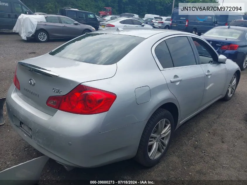 JN1CV6AR7CM972094 2012 Infiniti G37X