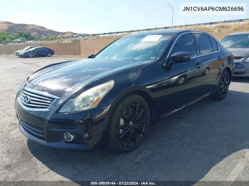 JN1CV6AP6CM626696 2012 Infiniti G37 Journey