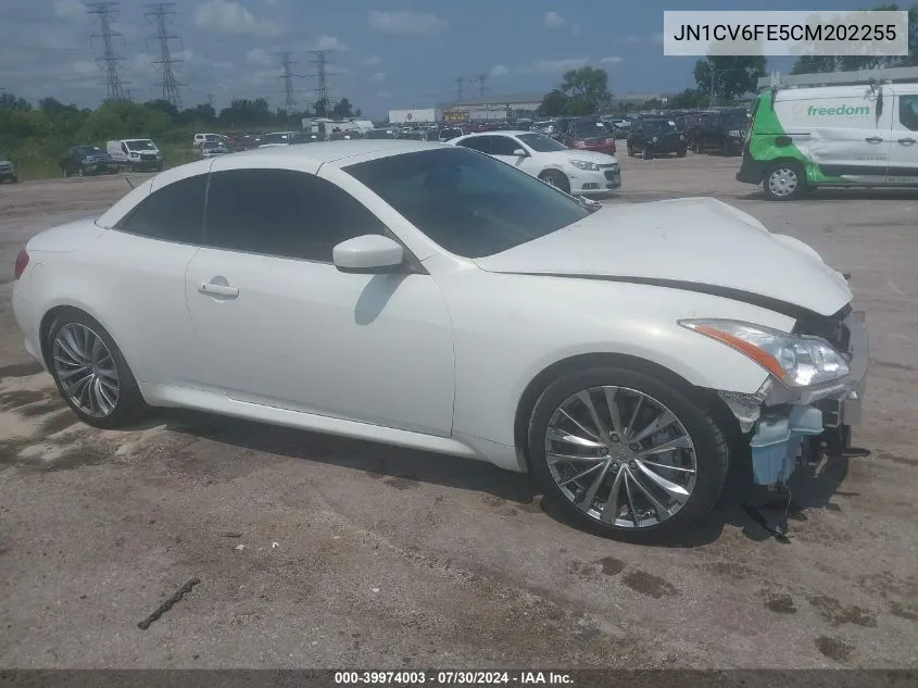 JN1CV6FE5CM202255 2012 Infiniti G37