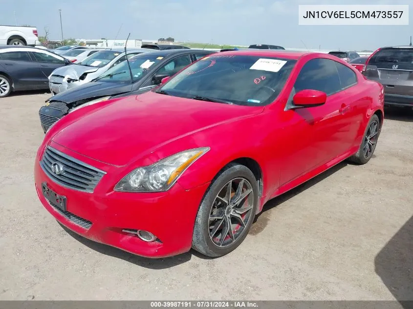 2012 Infiniti G37X VIN: JN1CV6EL5CM473557 Lot: 39987191