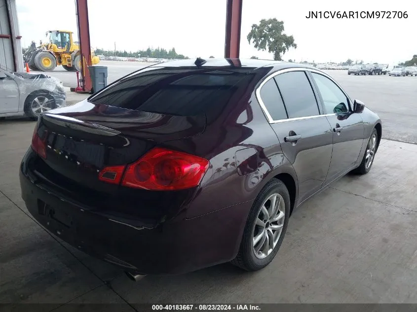 JN1CV6AR1CM972706 2012 Infiniti G37X