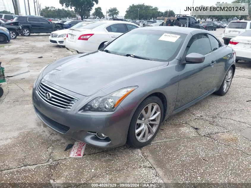 2012 Infiniti G37 Sport VIN: JN1CV6FE8CM201245 Lot: 40267529