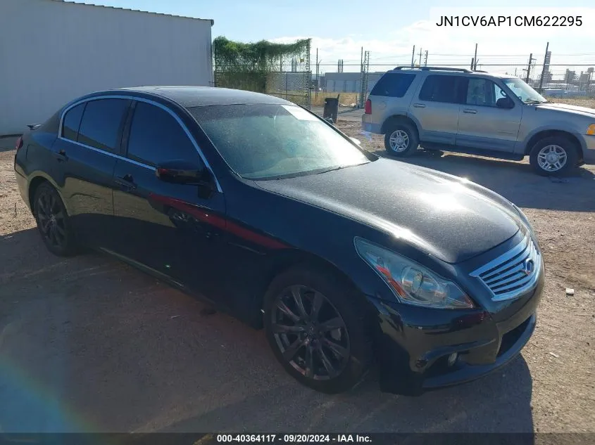 2012 Infiniti G37 Limited Edition VIN: JN1CV6AP1CM622295 Lot: 40364117