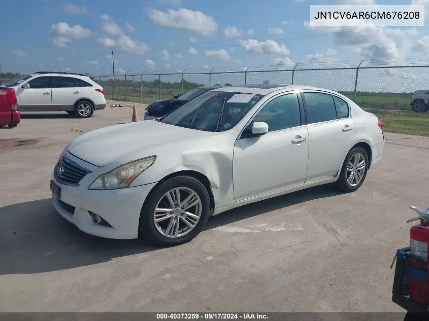 JN1CV6AR6CM676208 2012 Infiniti G37X