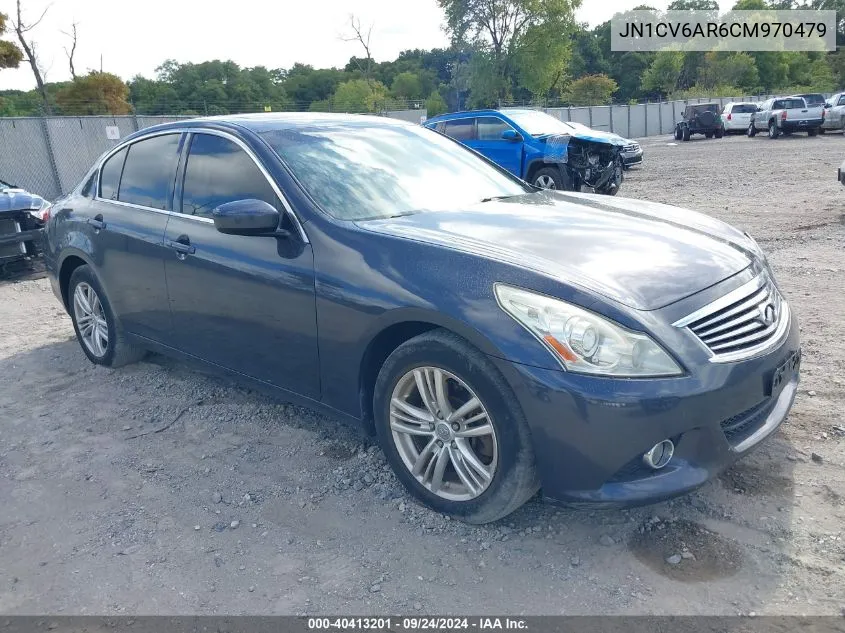 2012 Infiniti G37X VIN: JN1CV6AR6CM970479 Lot: 40413201