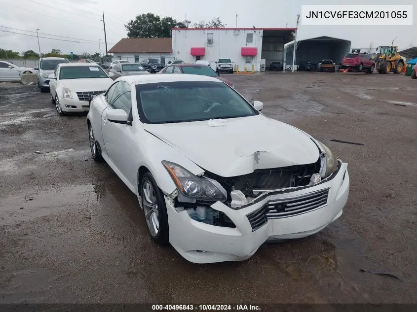 2012 Infiniti G37 VIN: JN1CV6FE3CM201055 Lot: 40496843