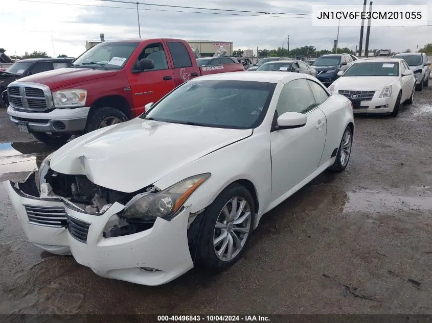 2012 Infiniti G37 VIN: JN1CV6FE3CM201055 Lot: 40496843