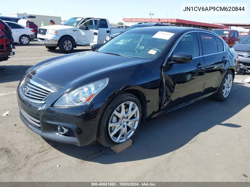 2012 Infiniti G37 Sport VIN: JN1CV6AP9CM620844 Lot: 40501882