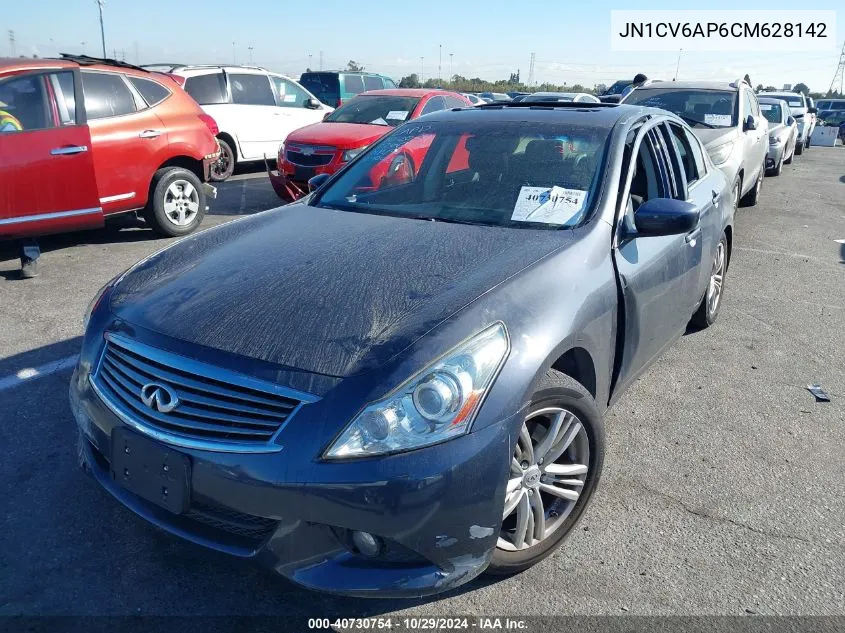 2012 Infiniti G37 Journey VIN: JN1CV6AP6CM628142 Lot: 40730754