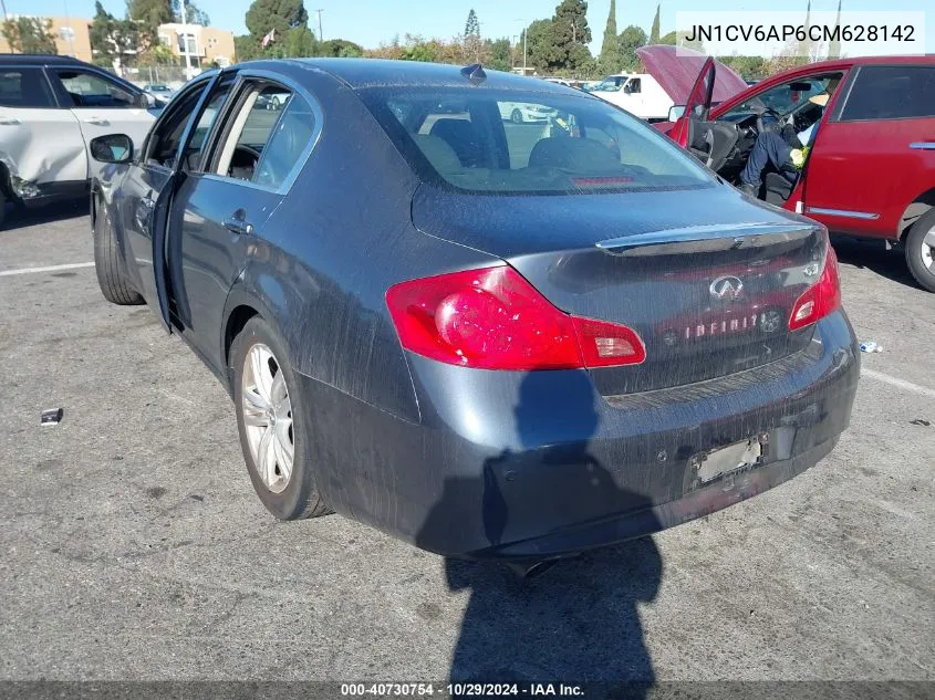 2012 Infiniti G37 Journey VIN: JN1CV6AP6CM628142 Lot: 40730754