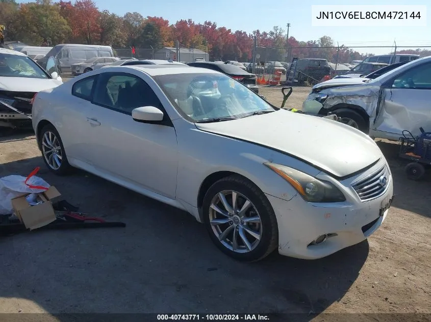 JN1CV6EL8CM472144 2012 Infiniti G37X