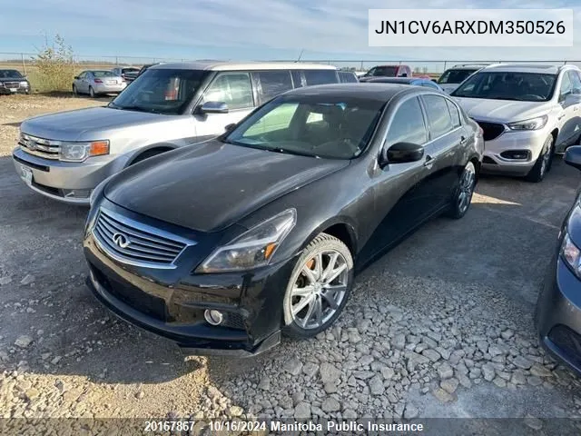 2013 Infiniti G37 X VIN: JN1CV6ARXDM350526 Lot: 20167867