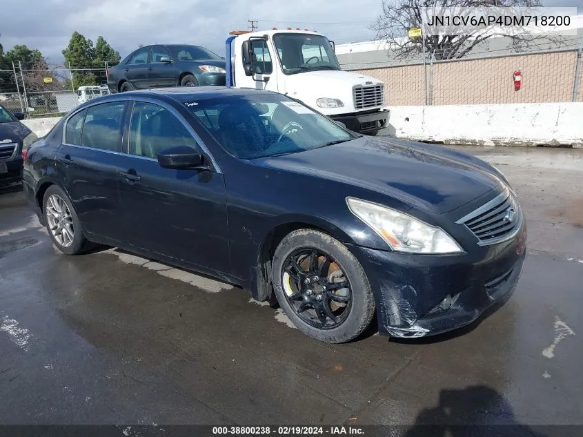 2013 Infiniti G37 Journey VIN: JN1CV6AP4DM718200 Lot: 38800238