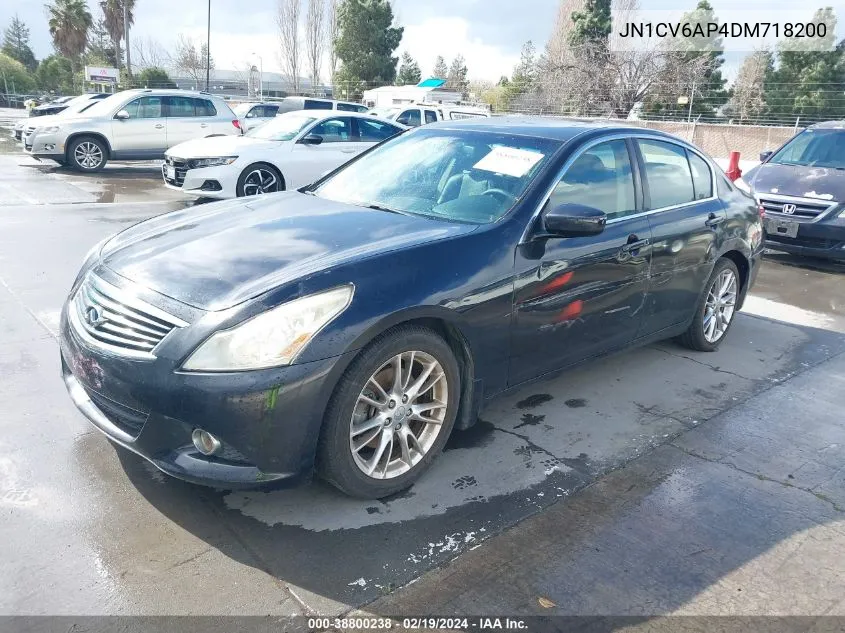 2013 Infiniti G37 Journey VIN: JN1CV6AP4DM718200 Lot: 38800238