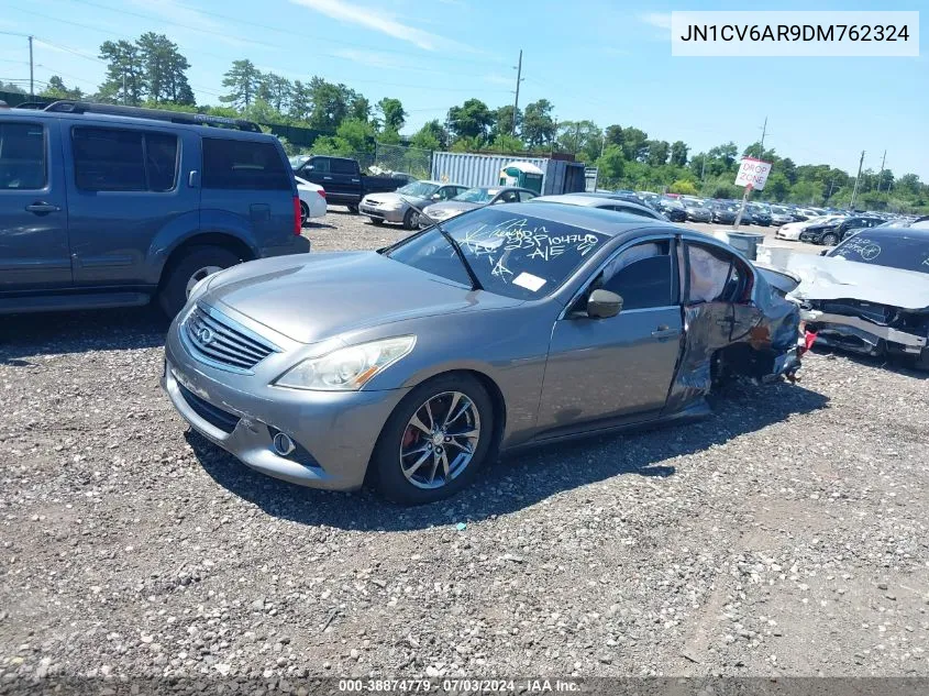 2013 Infiniti G37X VIN: JN1CV6AR9DM762324 Lot: 38874779