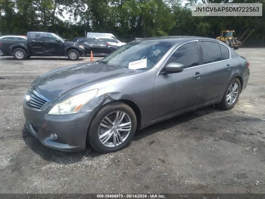 2013 Infiniti G37 Journey VIN: JN1CV6AP5DM722563 Lot: 39404973