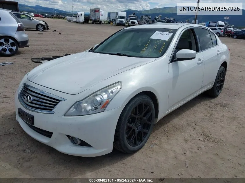 JN1CV6AR6DM357926 2013 Infiniti G37X