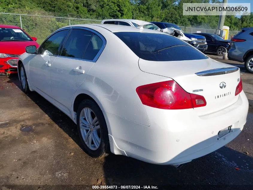 2013 Infiniti G37 Journey/Sport VIN: JN1CV6AP1DM306509 Lot: 39554873