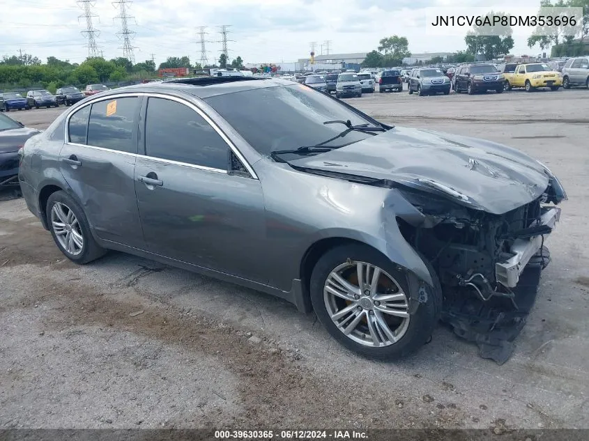 2013 Infiniti G37 Journey/Sport VIN: JN1CV6AP8DM353696 Lot: 39630365