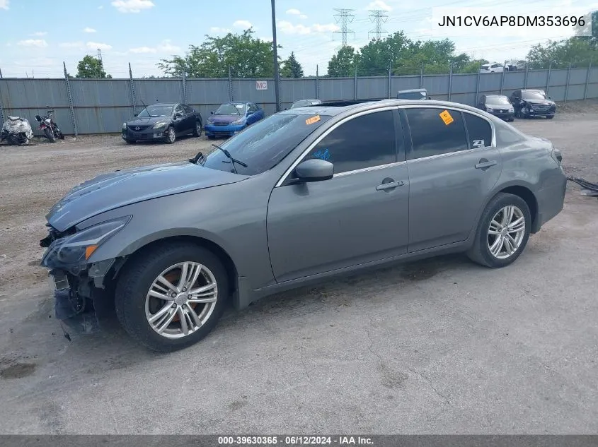 2013 Infiniti G37 Journey/Sport VIN: JN1CV6AP8DM353696 Lot: 39630365