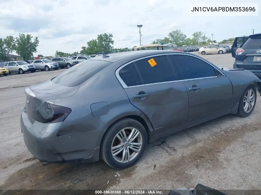 2013 Infiniti G37 Journey/Sport VIN: JN1CV6AP8DM353696 Lot: 39630365