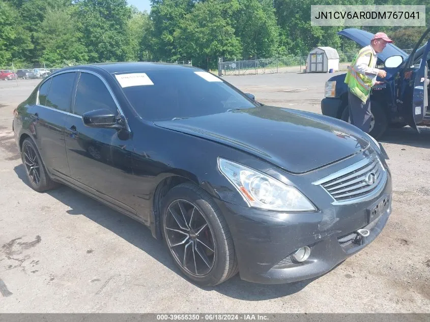 2013 Infiniti G37X VIN: JN1CV6AR0DM767041 Lot: 39655350