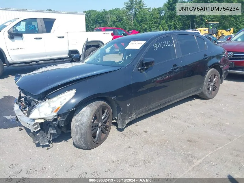 2013 Infiniti G37X VIN: JN1CV6AR1DM754234 Lot: 39682419