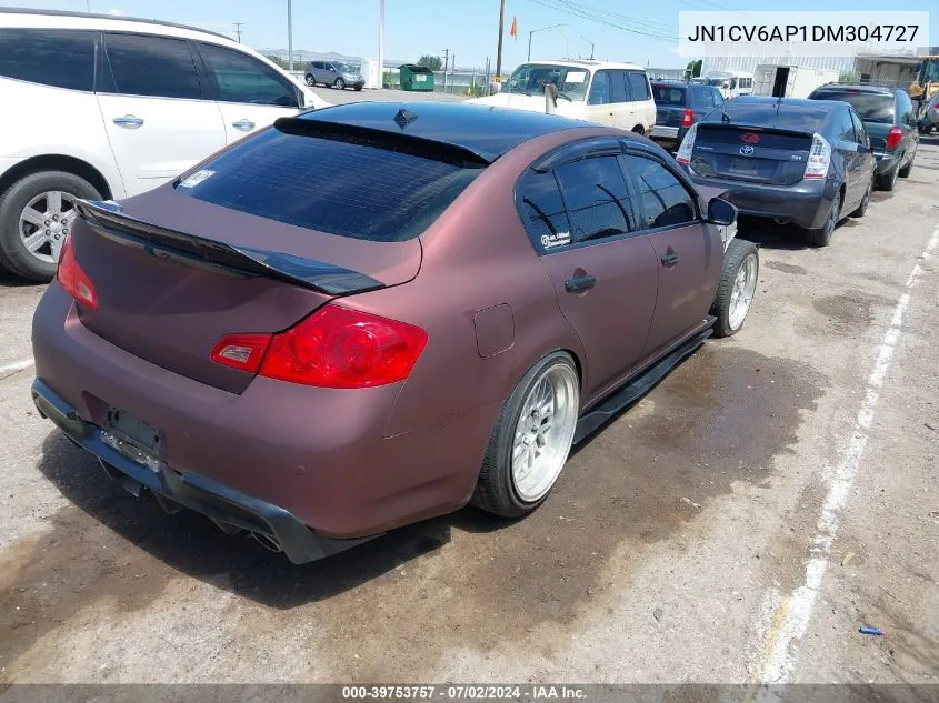 2013 Infiniti G37 Journey VIN: JN1CV6AP1DM304727 Lot: 39753757