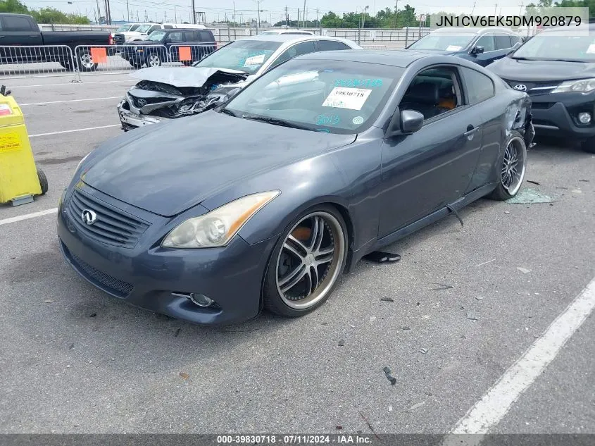 2013 Infiniti G37 Journey VIN: JN1CV6EK5DM920879 Lot: 39830718