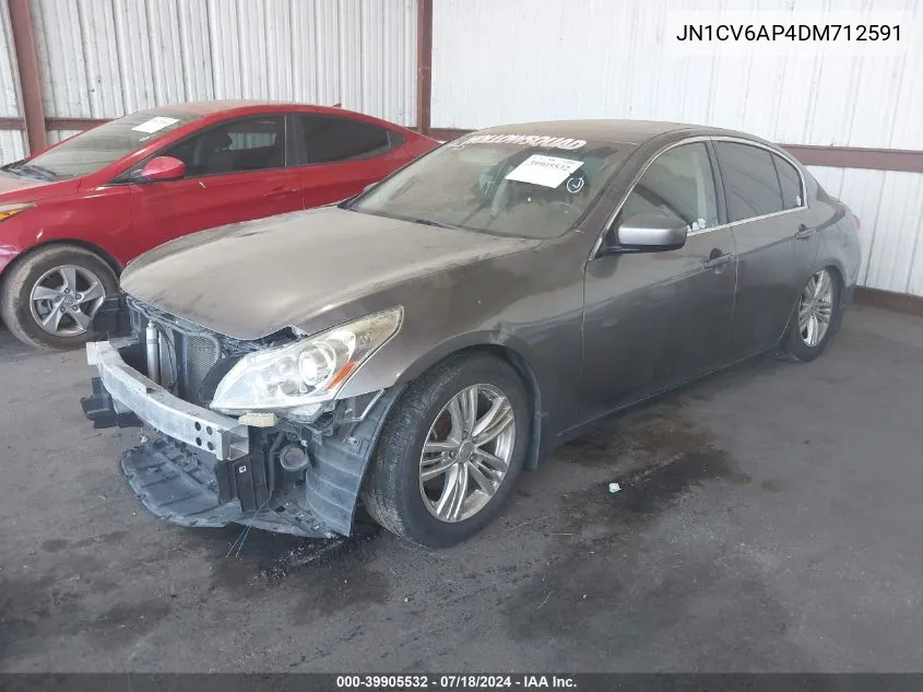 2013 Infiniti G37 Journey VIN: JN1CV6AP4DM712591 Lot: 39905532