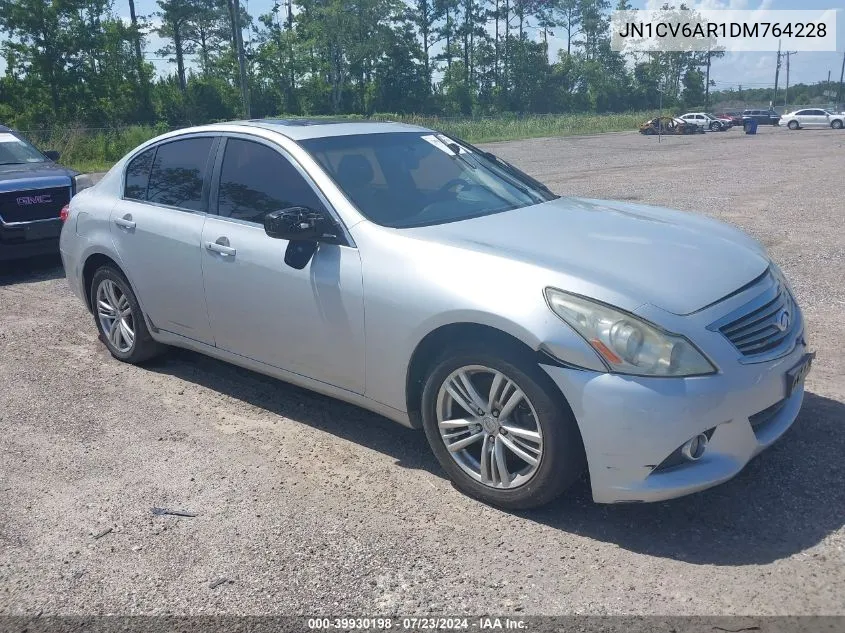 2013 Infiniti G37X VIN: JN1CV6AR1DM764228 Lot: 39930198