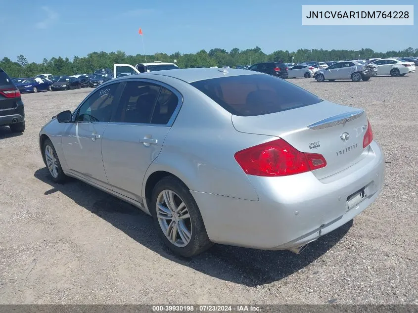 2013 Infiniti G37X VIN: JN1CV6AR1DM764228 Lot: 39930198