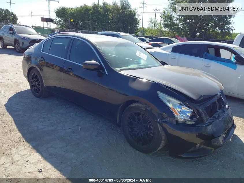 2013 Infiniti G37 Journey VIN: JN1CV6AP6DM304187 Lot: 40014789