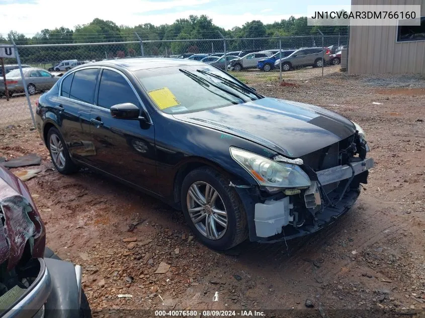 2013 Infiniti G37X VIN: JN1CV6AR3DM766160 Lot: 40076580